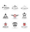 Set of vector stars. Star icons. Vol 1.