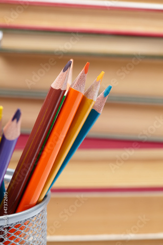 Photo: Set of color pencils Set of color pencils