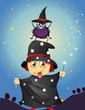 a wizard and a spider