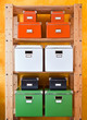 Cardboard boxes for organizing