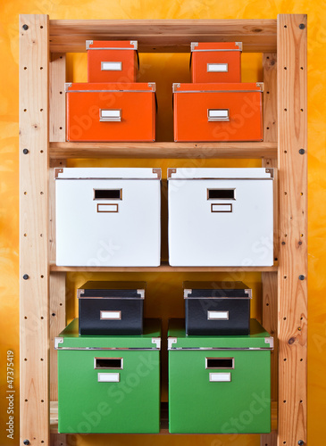 Photo: Cardboard boxes for organizing Cardboard boxes for organizing