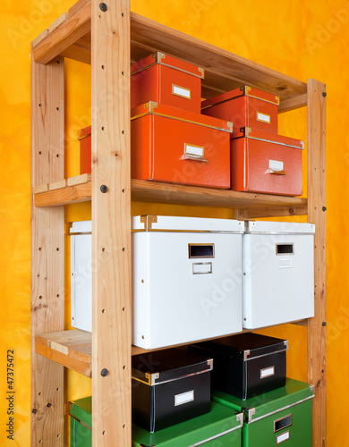 Photo: Cardboard boxes for organizing Cardboard boxes for organizing