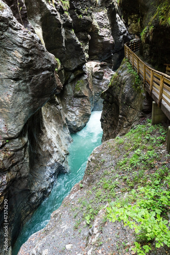 Photo: Liechtensteinklamm gorge (Austria). Liechtensteinklamm gorge (Austria).