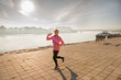 girl jogging