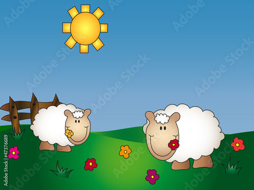 Illustration: animals farm animals farm