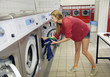 Loading the washing machine