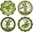 Collection of olive labels