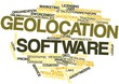 Word cloud for Geolocation software