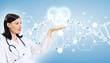 Photo: Illustration with heart beat Illustration with heart beat