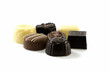 Photo: white and dark chocolade white and dark chocolade