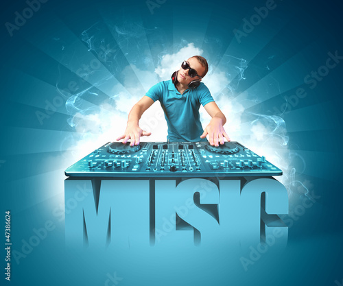 Photo: dj and mixer dj and mixer