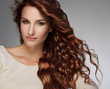 Photo: Woman with Beautiful Curly Hair Woman with Beautiful Curly Hair