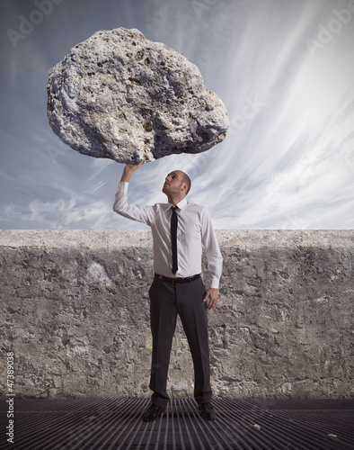 Photo: Success and determination in hard business Success and determination in hard business