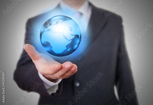 Photo: The world in one hand The world in one hand