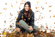 Mädchen im Herbst