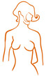 Vector: vector woman line vector woman line