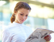 Portrait of pretty young business woman