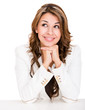 Thoughtful business woman