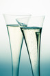 Champagner oder Sekt im Sektglas