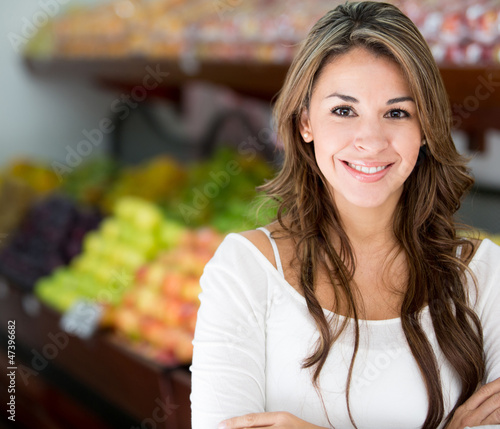 Photo: Woman at the local market Woman at the local market