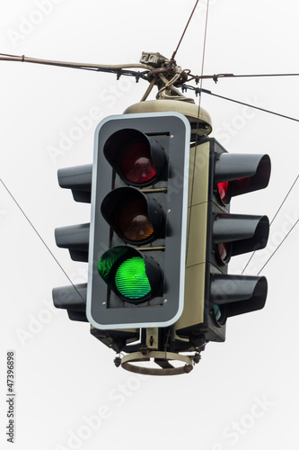 Photo: Ampel mit grünem Licht Ampel mit grünem Licht