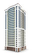 modern building isolated
