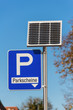 Solarzelle bei Parkscheinautomaten