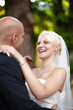 glückliches Hochzeitspaar