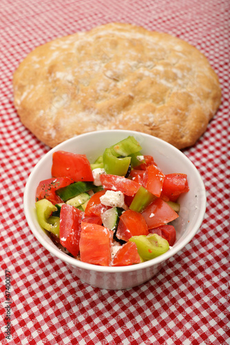 Photo: Greek salad Greek salad