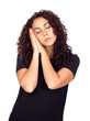 Foto: Brunette girl sleeps Brunette girl sleeps