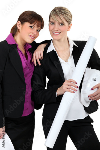 Photo: Female architect duo Female architect duo