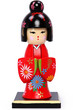Photo: Beautiful Geisha Girl Holiday Nutcracker Over White Beautiful Geisha Girl Holiday Nutcracker Over White