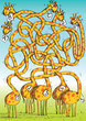 Giraffes Maze Game