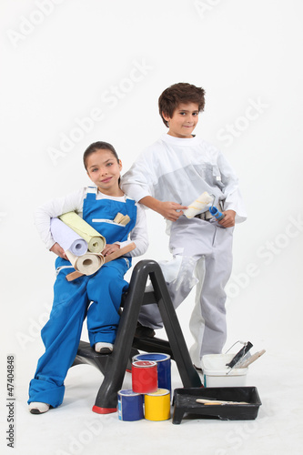 Photo: children disguised as diy children disguised as diy