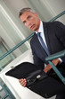 Businessman with a briefcase