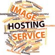 Word cloud for Image hosting service