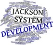 Word cloud for Jackson system development