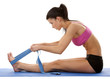 fitness woman stretching