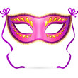 Vector ornate venitian carnival mask
