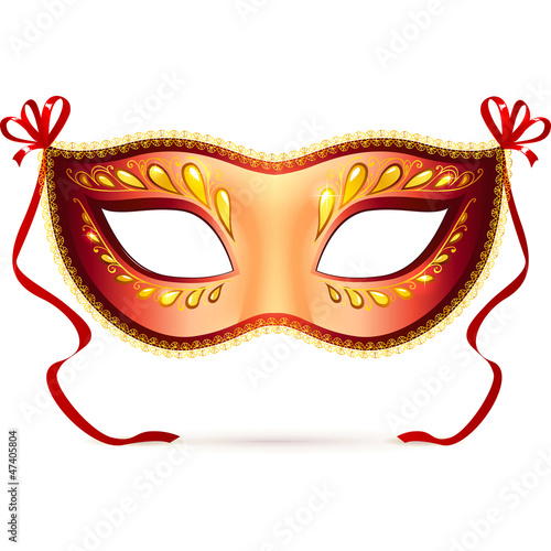 Vector: Vector ornate venitian carnival mask Vector ornate venitian carnival mask