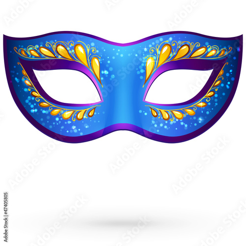 Vector: Vector ornate venitian carnival mask Vector ornate venitian carnival mask