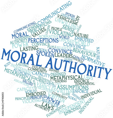 Illustration: Word cloud for Moral authority Word cloud for Moral authority