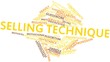 Word cloud for Selling technique