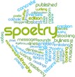 Word cloud for Spoetry