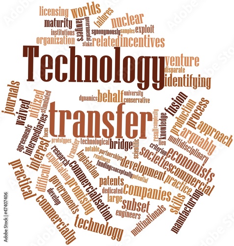 Illustration: Word cloud for Technology transfer Word cloud for Technology transfer