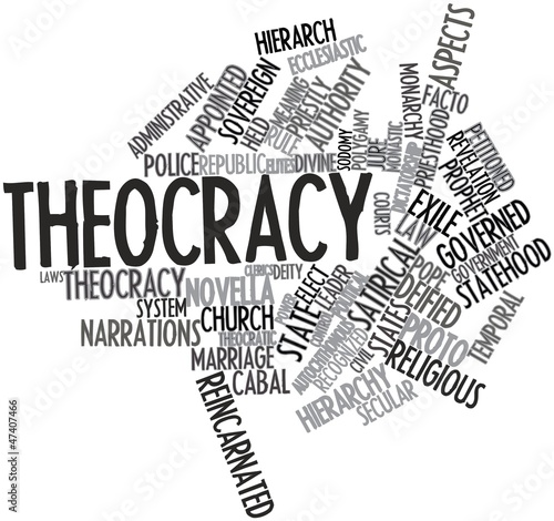Illustration: Word cloud for Theocracy Word cloud for Theocracy