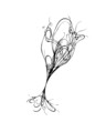 Vektor: stylized wine glass for fault stylized wine glass for fault