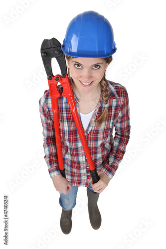 Photo: Female mason Female mason