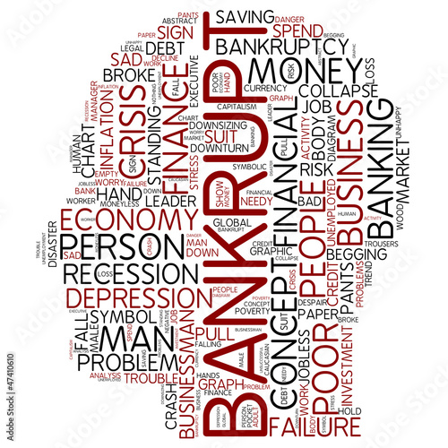Illustration: bankrupt bankrupt
