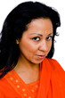 Mixedrace woman posing